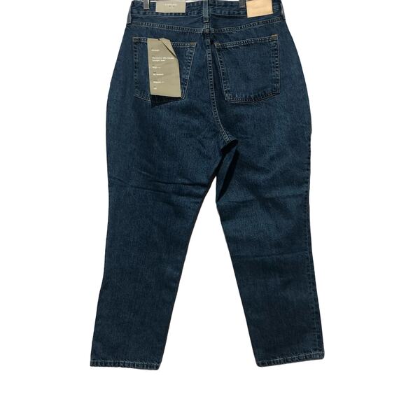 Everlane The Curvy 90s Cheeky Straight Jeans Washed Blue Size 33 - Picture 2 of 8
